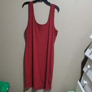 Forever 21 Red Ribbed Mini Dress Size 3X